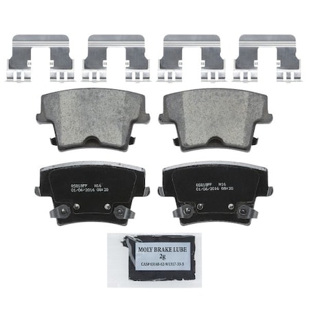 Wagner Brakes Ceramic Brake Pads, Zd1057A ZD1057A
